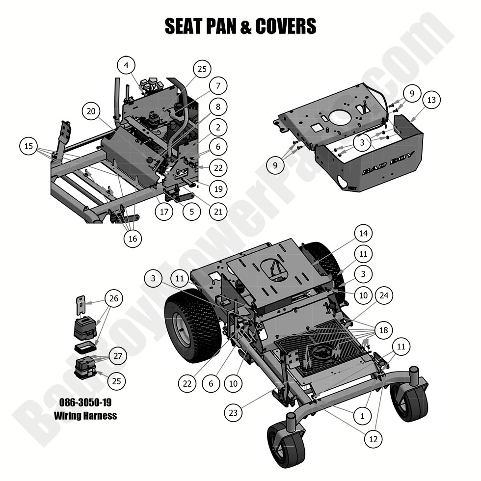 2019 MZ & MZ Magnum - Seat Pan and Covers